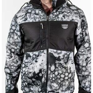 Pulse by Sirphis 3-in-1 Convertible Jacket Men's XXL Blizzard Print Waterproof